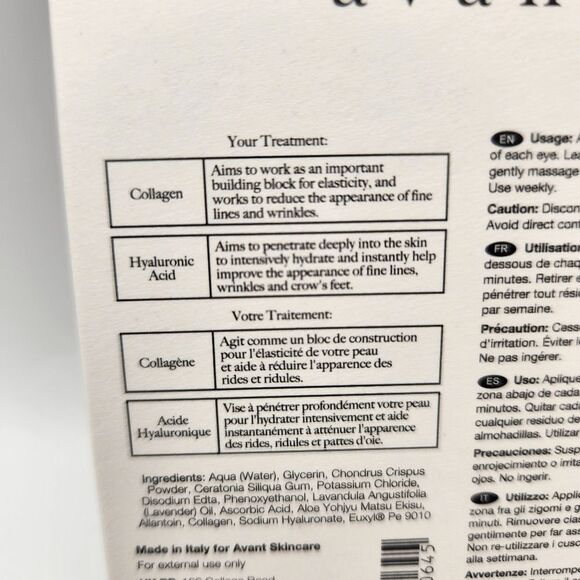 Avant Hydra-Bright Collagen Eye Restoring Pads - 3 Pairs - Picture 4 of 5